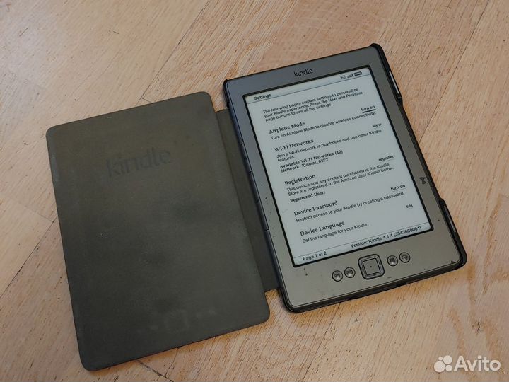 Электронная книга Amazon Kindle 4