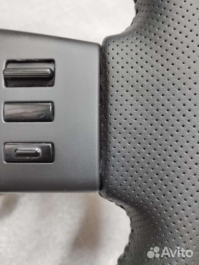 Руль кожаный