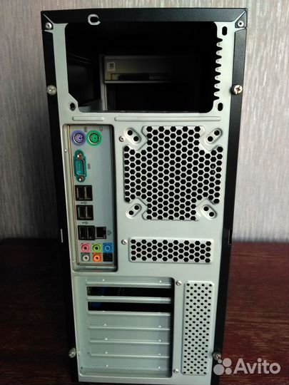 Материнская плата, корпус для пк + 4гб озу