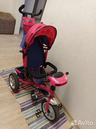 Детский трехколесный велосипед porsche