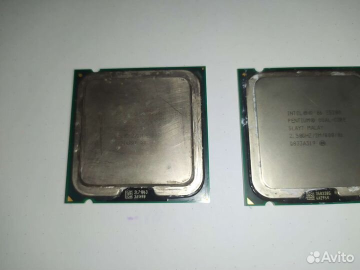 Процессоры intel e2180, e5200