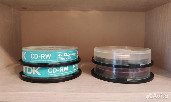 Диски TDK CD-RW, DVD-RW, Verbatim DVD-RW