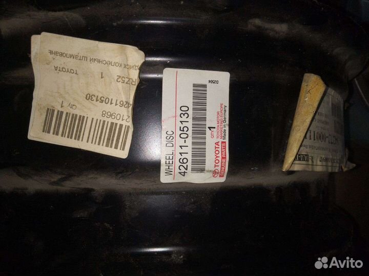 Диск колесный штамп toyota