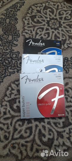 Струны Fender для электрогитары