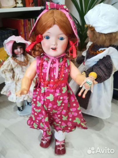 Кукла антикварная 60 см