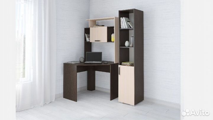 Компьютерный стол угловой Квартет 12 с пеналом