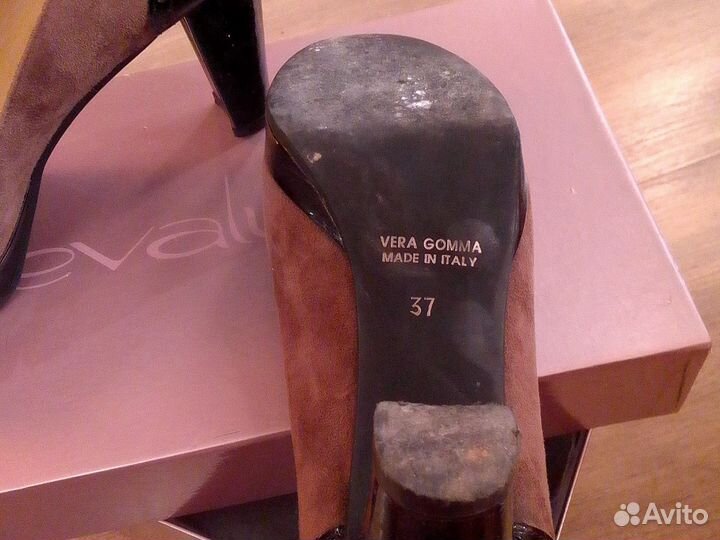 Туфли женские 37 размер натуральная кожа италия