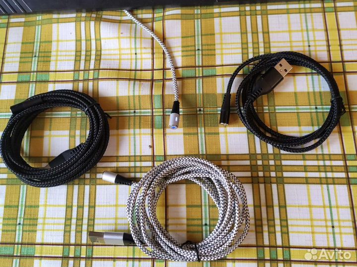 USB кабель type c - micro usb (сменный)