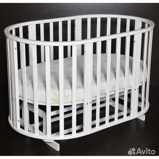 Овальная кровать-трансфор 6в1.Видеообзор. достав