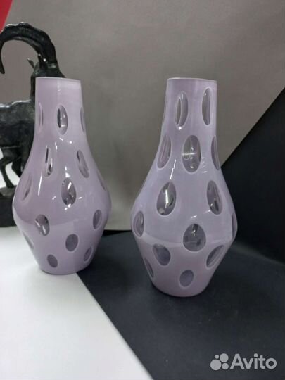 Ваза горох Гусь хрустальный