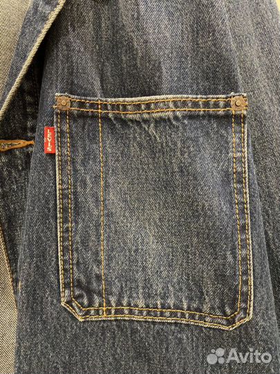 Джинсовая куртка мужская levis xxxl