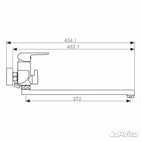 69055 Смеситель kaiser Glory для ванны