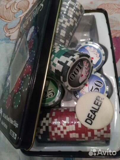 Покерный набор 100 фишек