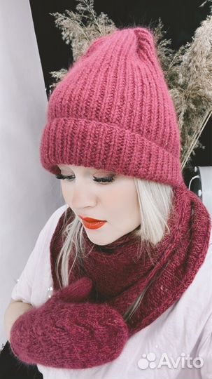 Комплект шапка и шарф