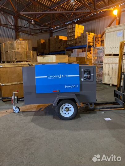 Дизельный винтовой компрессор crossair 7 бар