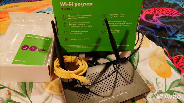 Wifi роутер, новый в коробке, до 5ггц, 1000 Мбит/с