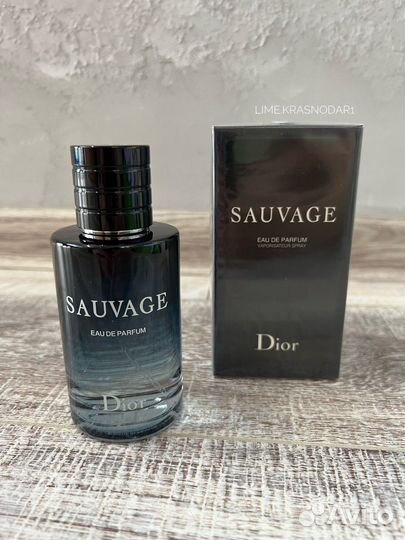 Sauvage Christian Dior для мужчин 100 ml