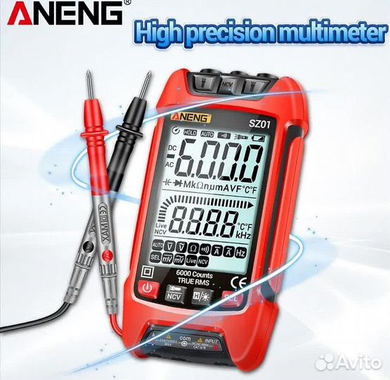 Мультиметр умный тестер Aneng SZ01/ новый