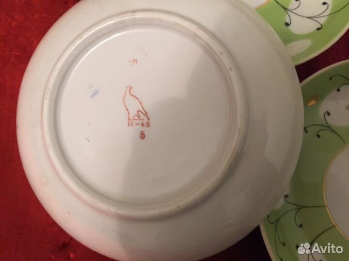 Блюдца дз Дулев лфз Вербилки редкие