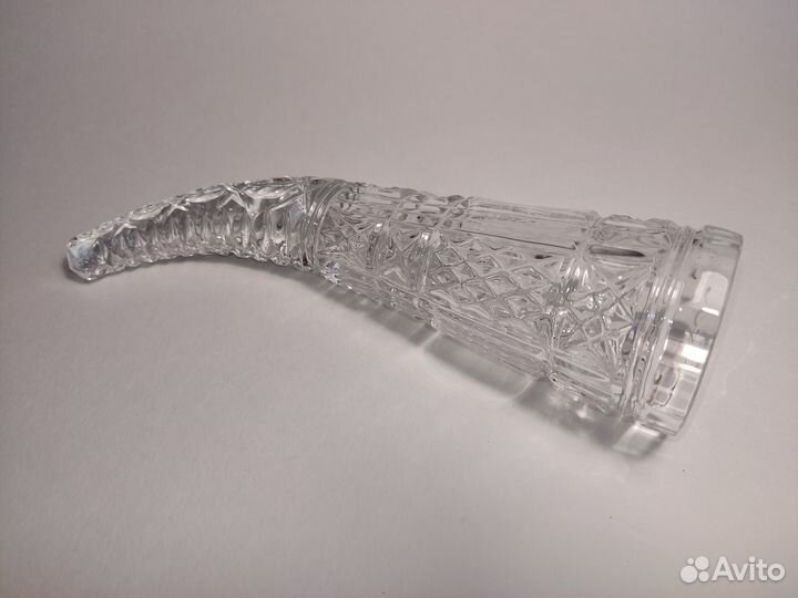 Хрустальный рог кубок бокал СССР