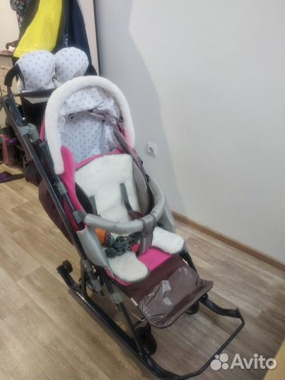 Коляска санки