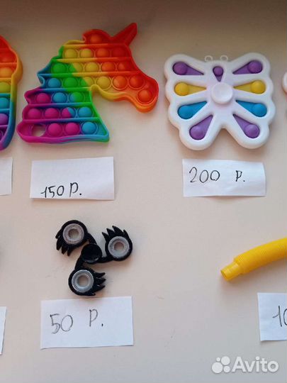 Поп-ит, Симпл-димпл, Снайпера, Спинер