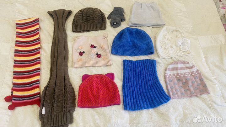 Детские шапки пакетом