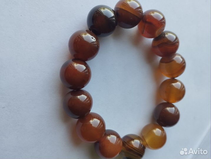Браслет из сердолика