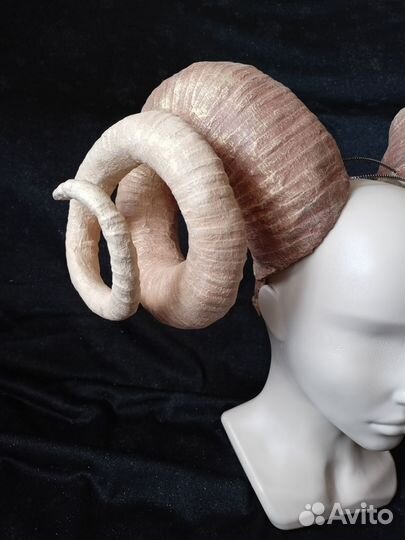 Рога на Хэллоуин (рога на ободке)