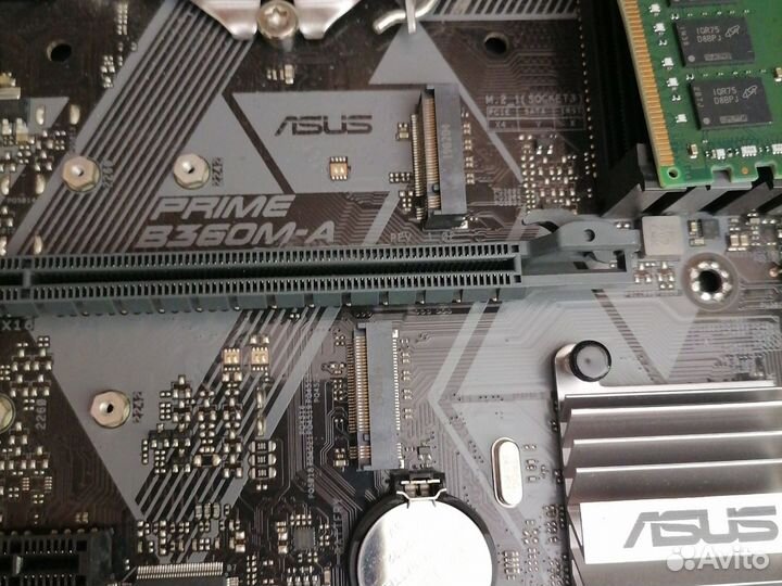 Материнская плата asus prime b360m-a + i5-8400