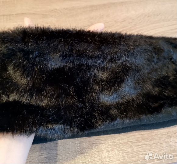 Меховой шарф