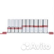 Набор торцевых головок глубоких 6гр. 1/2