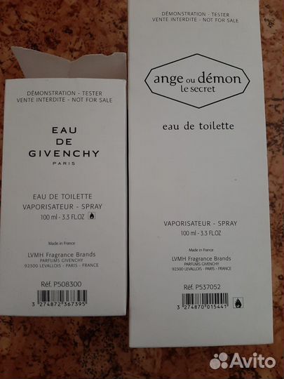 Тестеры Шанель, Диор, D&G, и другие оригинал