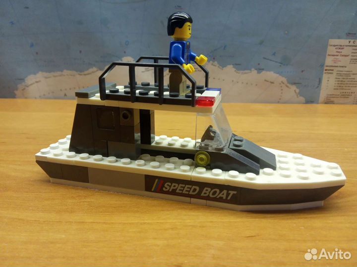 Лего катер полицейский (аналог)