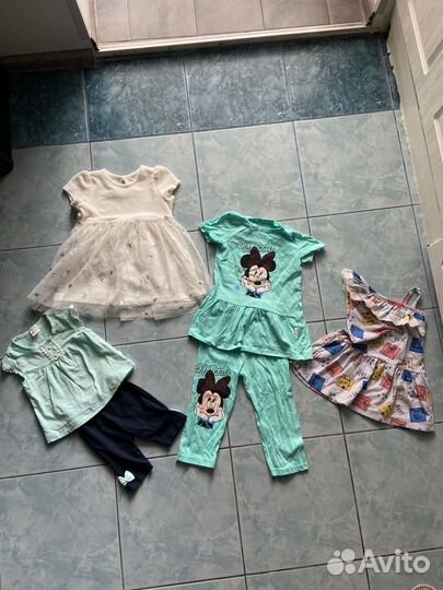 Детские вещи пакетом для девочек 76-86