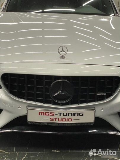 Решетка в стиле GT Black для Mercedes C-class W205