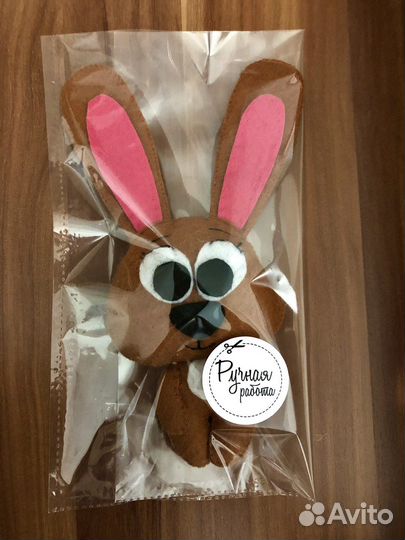 Заяц из фетра