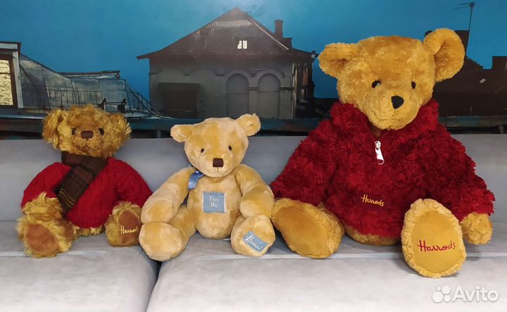 Бурые мишки Boyds,Paddington,Bukowski,Harrods,Russ