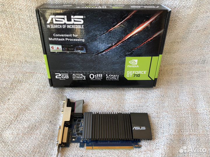 Видеокарта GeForce GT 710, 2Gb, DDR5