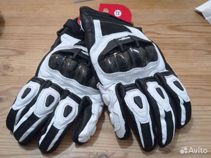 Мотоперчатки кожаные