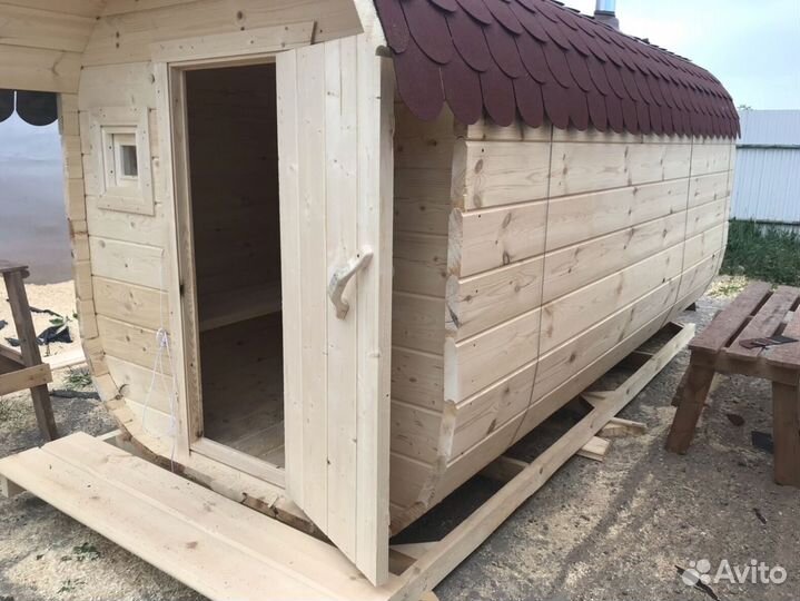 Баня бочка под ключ