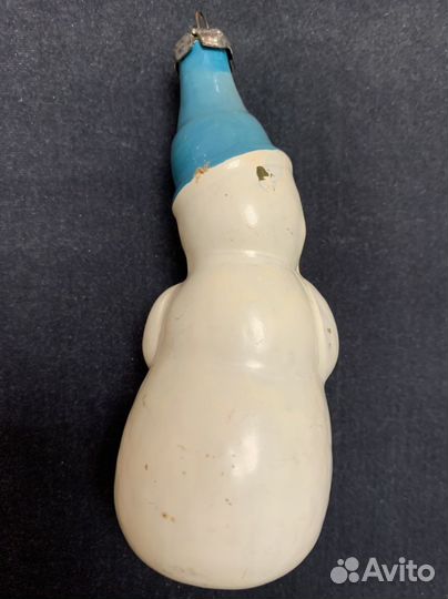 Елочные игрушки СССР снеговик