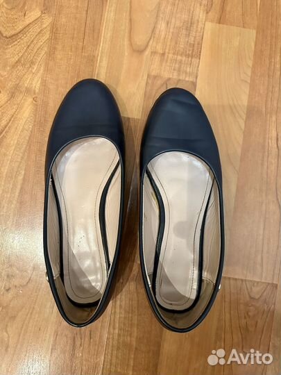 Балетки синие