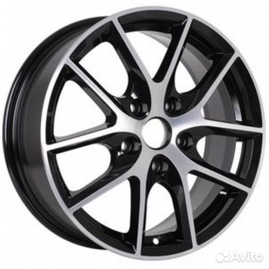 Диски Alcasta M59 6.5x16 5*100 ET38 DIA57.1 BKF Литой