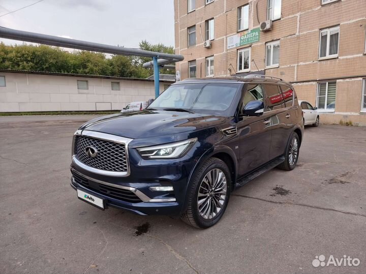 Infiniti QX80 5.6 AT, 2018, 133 000 км