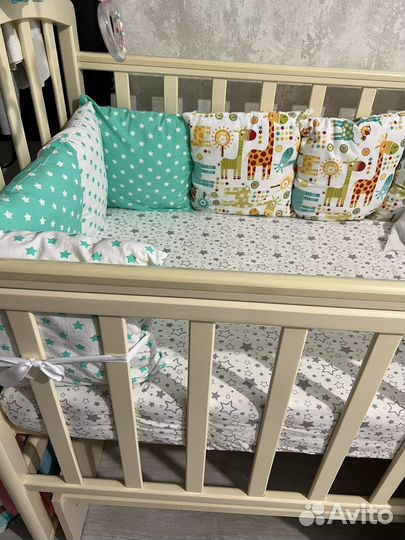 Бортики в детскую кроватку