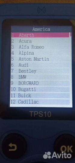 Программатор датчиков давления в шинах tps10