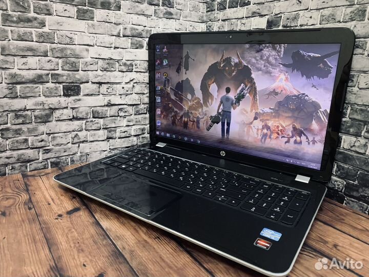 Игровой ноутбук HP i5 Новый аккумулятор Для игр