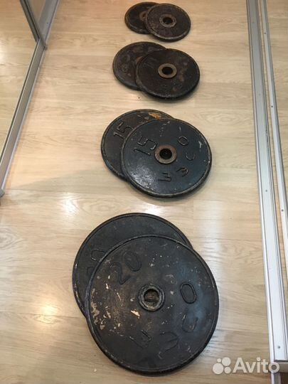 Набор дисков блинов для штанги