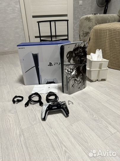 Sony PlayStation 5 Slim 1000gb+ куча игр, в Идеале